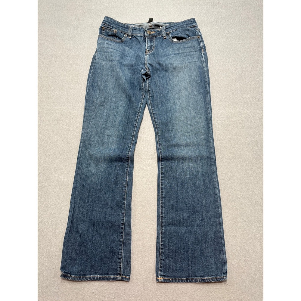 GAP Jeans Women's 10/30 Blue Dark Wash Denim Straight Leg Relaxed Fit Streetwear